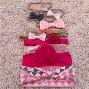Baby girl headband lot